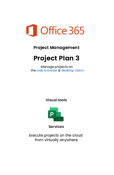 Microsoft 365 Cloud Project Plan 3 – ProjectiveCloud