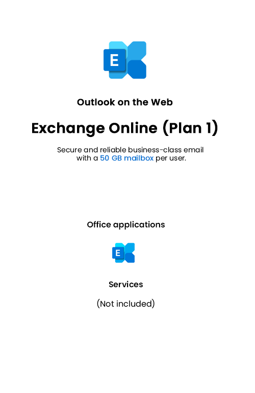 Microsoft 365 Cloud Exchange Online (Plan 1)