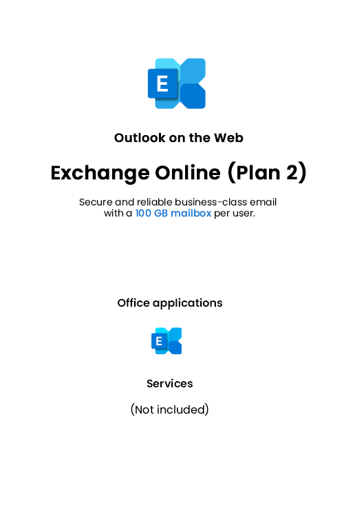 Microsoft 365 Cloud Exchange Online (Plan 2)