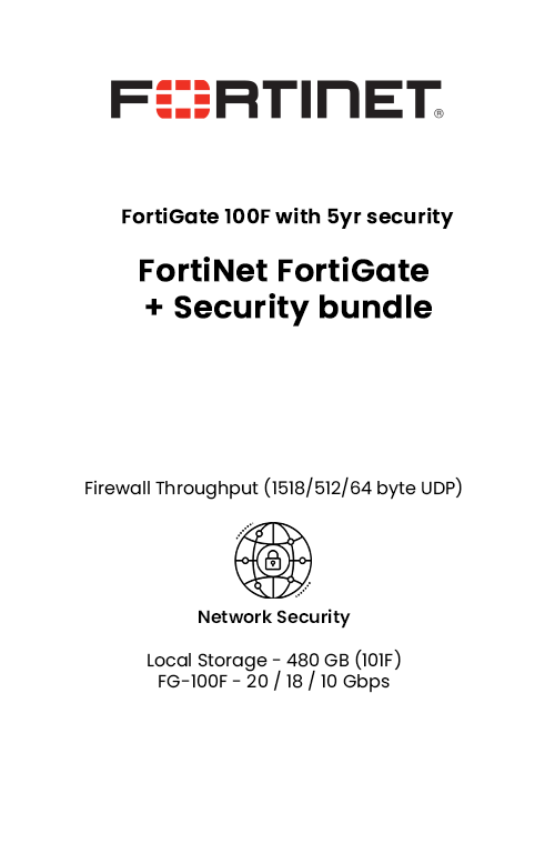 FortiGate 100F with 5yr security