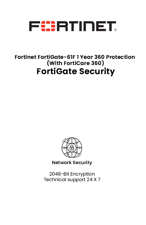 Fortinet FortiGate-61F 1 Year 360 Protection (With FortiCare 360)